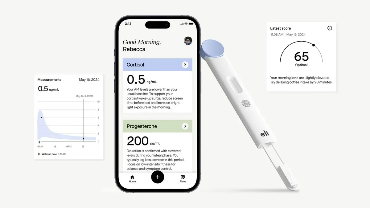 Новости Apple: iPhone сможет мерять стресс 2 Eli Health, фото презентации на CES 2025
