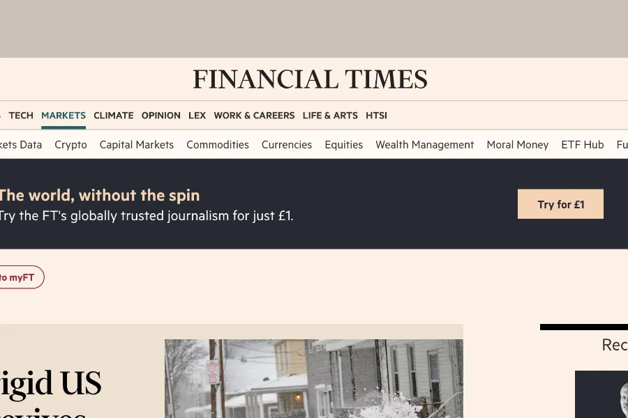 Прогноз Financial Times на 2025 рік: ключові події, які можуть змінити світ 1 Financial Times