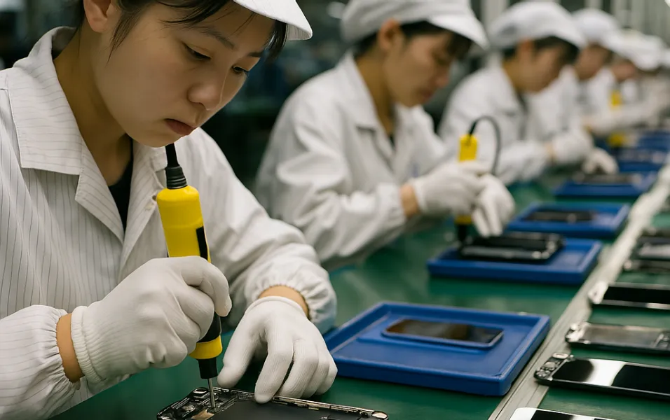 Apple втратила понад трильйон доларів: що відбувається з технологічним гігантом? 2 виробництво, що стало вразливим місцем