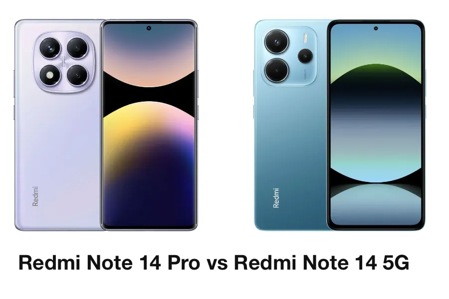 Redmi Note 14 Pro vs Note 14 5G: в чем разница?