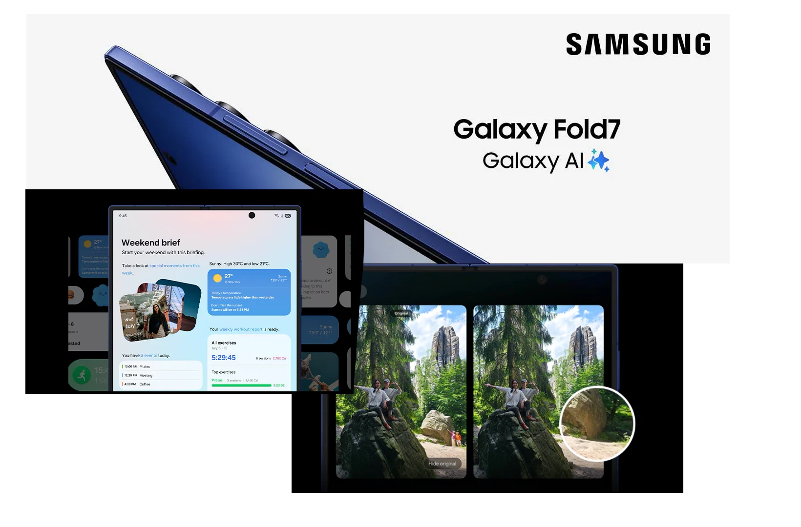 Samsung Galaxy Z Fold7 – найтонший фолд із 200 МП камерою та AI-функціями 6 Samsung Galaxy Z Fold7 – найтонший фолдабель із 200 МП камерою та AI-функціями