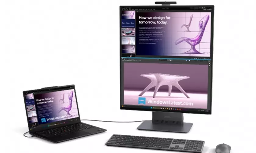 По данным отраслевых источников, Lenovo готовит к выпуску необычный all-in-one ПК