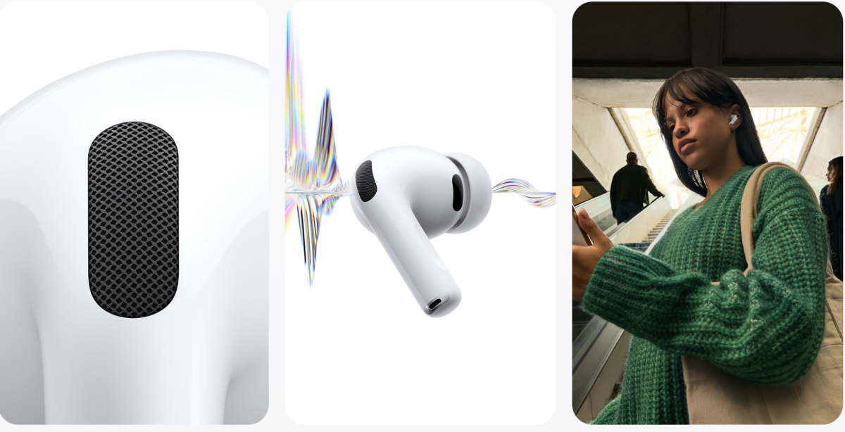 Лучшие TWS-наушники и полноразмерные с шумоподавлением в 2026 году 3 AirPods Pro 3 Фото Apple