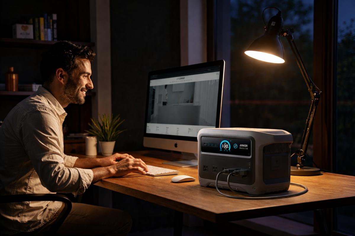 Портативная зарядная станция Anker SOLIX C1000 Gen 2: быстрое резервное питание для дома и путешествий 5 anker solix c1000 gen 2 prystroyi