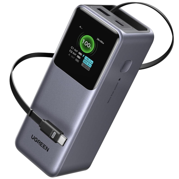 Топ-5 пауэрбанков для ноутбука 20 000 mAh в 2026 году 3 Ugreen Nexode 20000mAh 165W пауэрбанк