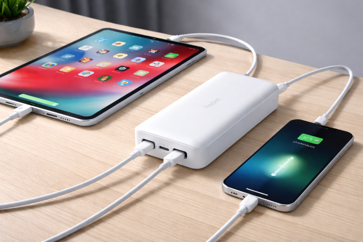 Xiaomi Mi 20000mAh Redmi Power Bank 74Wh 3.6A 
