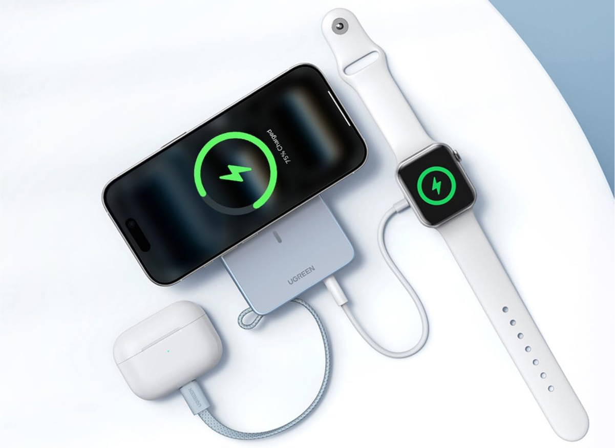 UGREEN Nexode 10000 mAh Qi2: магнитный пауэрбанк который заменит зарядку