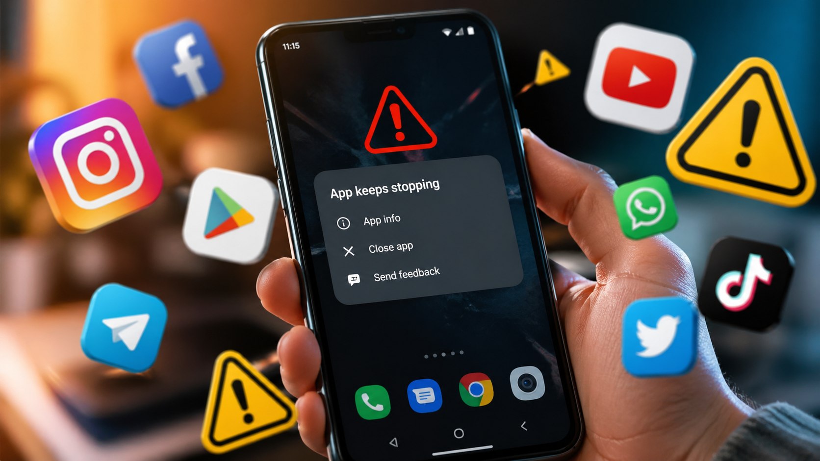 Почему вылетают приложения на смартфоне и как это исправить