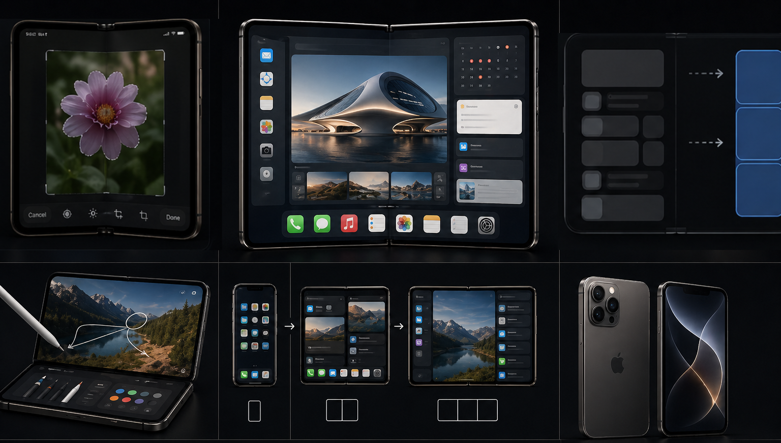 Складаний iPhone Ultra: чи вб’є він iPad mini та якою буде «магія» iOS 27? 6 Складаний iPhone Ultra: чи вб’є він iPad mini та якою буде «магія» iOS 27. Фото згенеровано ШІ