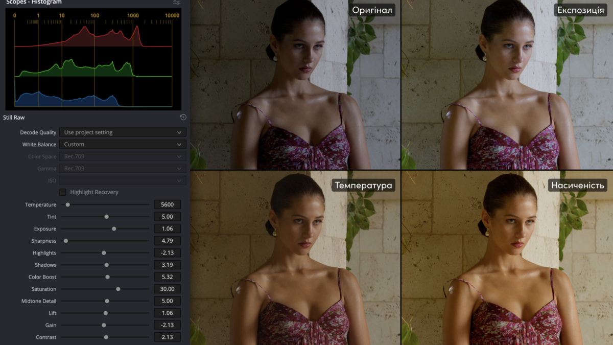 DaVinci Resolve 21 замінює Lightroom: огляд можливостей сторінки Photo 5 Звичні формати й інструменти для редагування фотографій