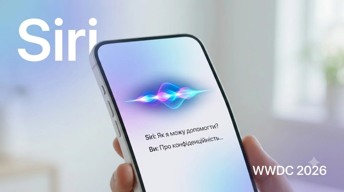 Що зміниться для Siri після WWDC 2026 і чи варто хвилюватися за свої дані? 4 Що зміниться для Siri після WWDC 2026 і чи варто хвилюватися за свої дані?