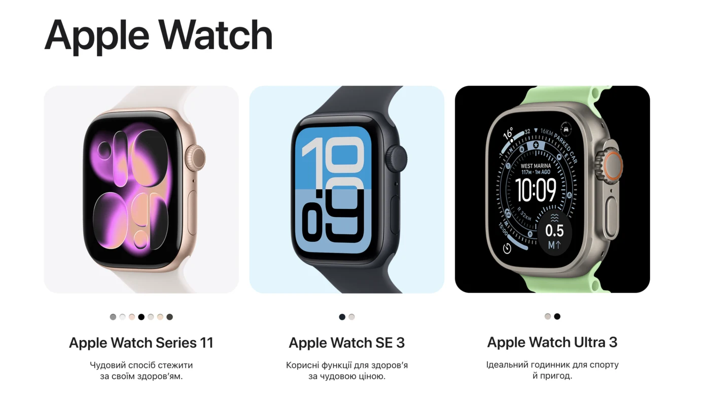 Що на руку: які Apple Watch обрати у 2026 році під свій стиль життя